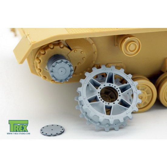 1/35 PzKpfw IV Disassembled Sprocket Late Version Set A (1pc) 1/35 PzKpfw IV Disassembled Sprocket Late Version Set A (1pc)