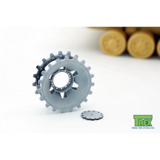 1/35 PzKpfw IV Disassembled Sprocket Late Version Set A (1pc) 1/35 PzKpfw IV Disassembled Sprocket Late Version Set A (1pc)