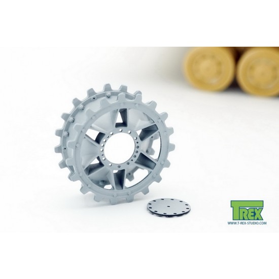 1/35 PzKpfw IV Disassembled Sprocket Late Version Set A (1pc) 1/35 PzKpfw IV Disassembled Sprocket Late Version Set A (1pc)