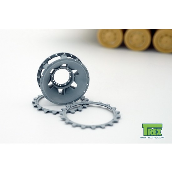 1/35 PzKpfw IV Disassembled Sprocket Late Version Set B (1pc) 1/35 PzKpfw IV Disassembled Sprocket Late Version Set B (1pc)