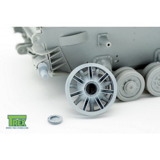 1/35 PzKpfw IV Family Disassembled Idler Casted Version (1pc) 1/35 PzKpfw IV Family Disassembled Idler Casted Version (1pc)