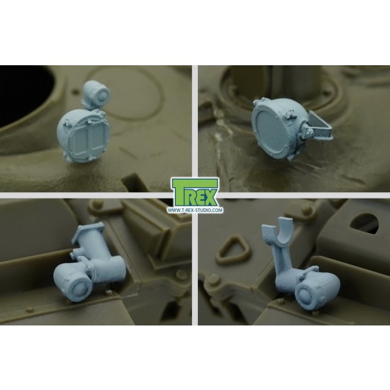 1/35 T-72A after 1983, T-72M1 Lights Set 1/35 T-72A after 1983, T-72M1 Lights Set