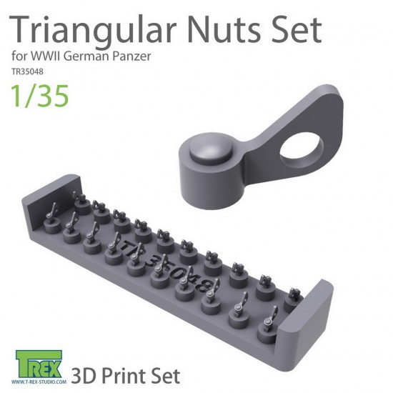 1/35 WWII German Panzer Triangular Nuts Set 1/35 WWII German Panzer Triangular Nuts Set