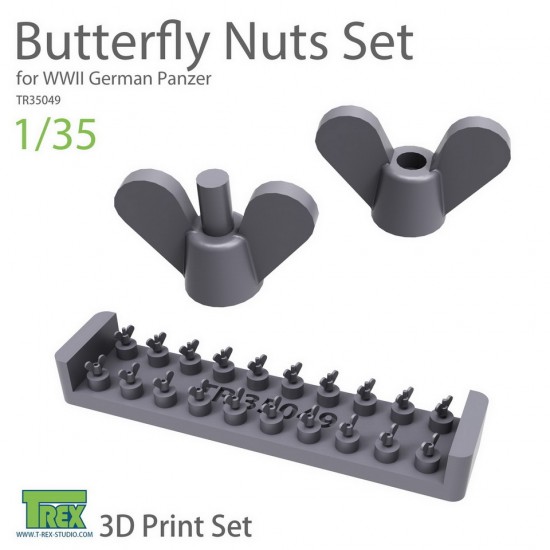 1/35 WWII German Panzer Butterfly Nuts Set 1/35 WWII German Panzer Butterfly Nuts Set