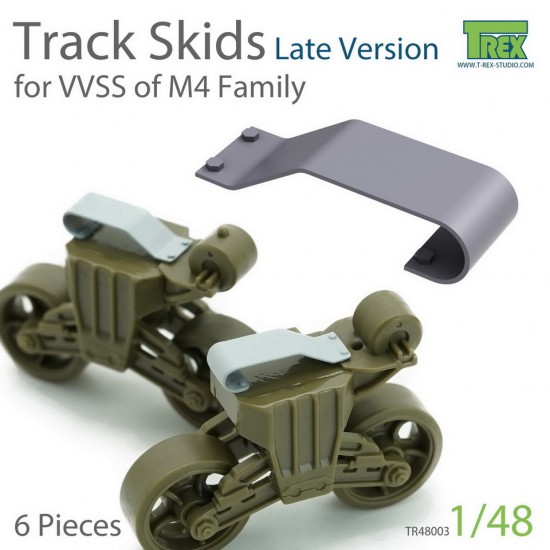 1/48 Track Skids Set (Late Version) for M4 Family 1/48 Track Skids Set (Late Version) for M4 Family