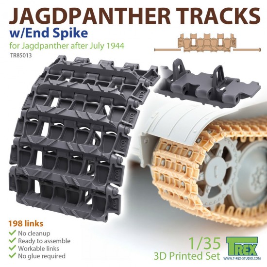 1/35 Jagdpanther Tracks w/End Spike 1/35 Jagdpanther Tracks w/End Spike