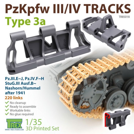 1/35 PzKpfw.III/IV Tracks Type 3a 1/35 PzKpfw.III/IV Tracks Type 3a