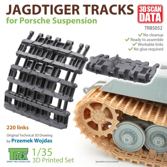 1/35 Jagdtiger T-Racks for Porsche Suspension 1/35 Jagdtiger T-Racks for Porsche Suspension