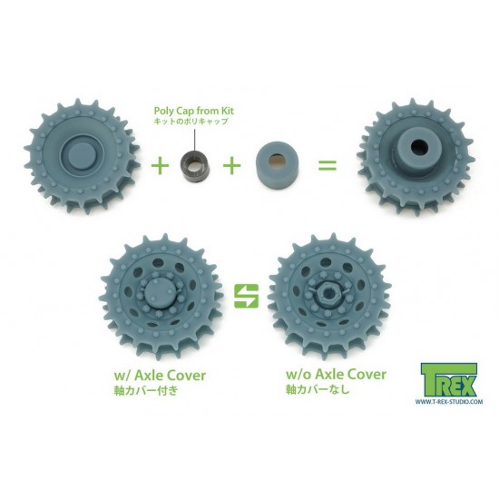 1/35 Cromwell Tracks Improved Type w/Sprocket for Tamiya kits 1/35 Cromwell Tracks Improved Type w/Sprocket for Tamiya kits
