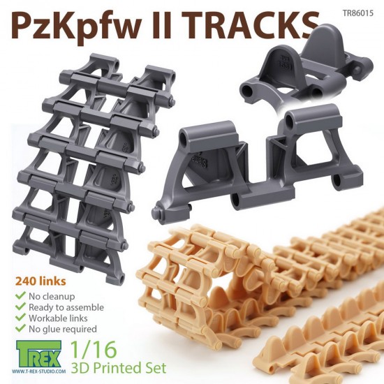 1/16 PzKpfw.II Tracks 1/16 PzKpfw.II Tracks