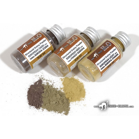 Earth Dirt Set Vol.2 - Desert and Dry Environment (4 x 20ml powders + 1 matt fixer) Earth Dirt Set Vol.2 - Desert and Dry Environment (4 x 20ml powders + 1 matt fixer)