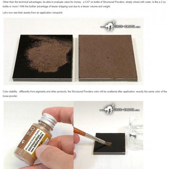 Earth Dirt Set Vol.2 - Desert and Dry Environment (4 x 20ml powders + 1 matt fixer) Earth Dirt Set Vol.2 - Desert and Dry Environment (4 x 20ml powders + 1 matt fixer)