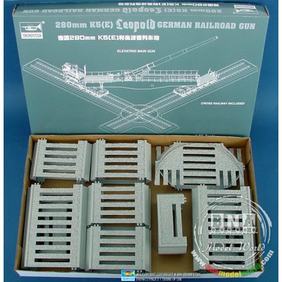 1/35 German Railway Gun 280mm K5(E) Leopold 1/35 German Railway Gun 280mm K5(E) Leopold