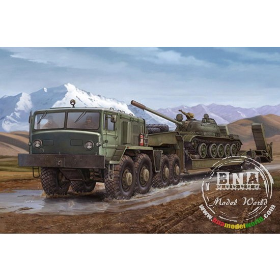 1/35 MAZ-537G intermediate type with MAZ/ChMZAP 5247G semitrailer 1/35 MAZ-537G intermediate type with MAZ/ChMZAP 5247G semitrailer