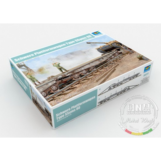 1/35 Schwere Plattformwagen Type SSyms 80 1/35 Schwere Plattformwagen Type SSyms 80
