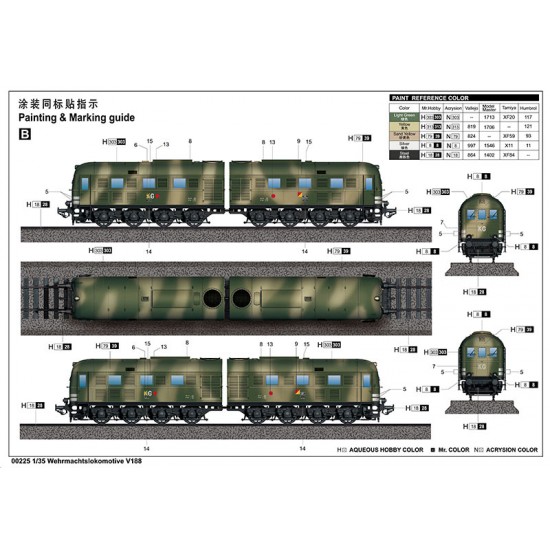 1/35 Wehrmachtslokomotive V188 1/35 Wehrmachtslokomotive V188