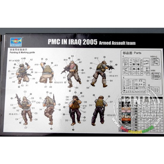 1/35 PMC in Iraq 2005--Armed Assault Team (4 Figures) 1/35 PMC in Iraq 2005--Armed Assault Team (4 Figures)