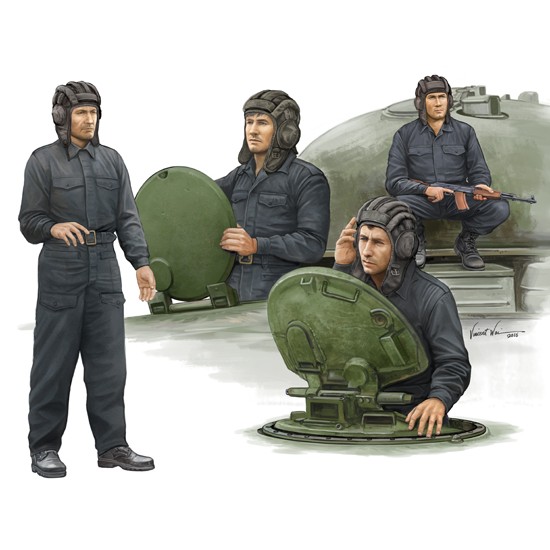 1/35 Soviet Tank Crew (4 Figures) 1/35 Soviet Tank Crew (4 Figures)