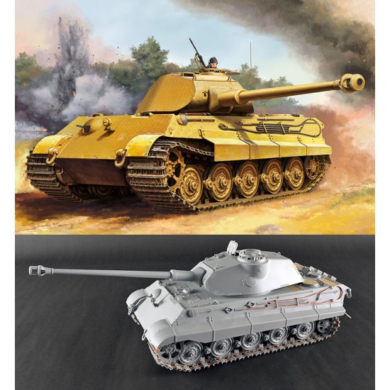 1/16 Pz.Kpfw.VI Sd.Kfz.182 Tiger II (Porsche Early vehicle Fgst.Nr.280009) 1/16 Pz.Kpfw.VI Sd.Kfz.182 Tiger II (Porsche Early vehicle Fgst.Nr.280009)