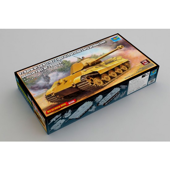 1/16 Pz.Kpfw.VI Sd.Kfz.182 Tiger II (Porsche Early vehicle Fgst.Nr.280009) 1/16 Pz.Kpfw.VI Sd.Kfz.182 Tiger II (Porsche Early vehicle Fgst.Nr.280009)