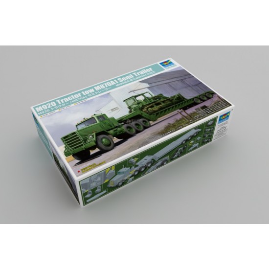 1/35 M920 Tractor tow M870A1 Semi Trailer 1/35 M920 Tractor tow M870A1 Semi Trailer