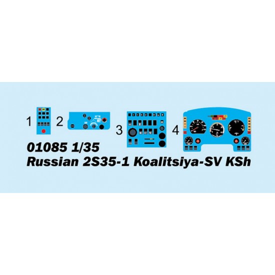 1/35 Russian 2S35-1 Koalitsiya-SV KSh 1/35 Russian 2S35-1 Koalitsiya-SV KSh