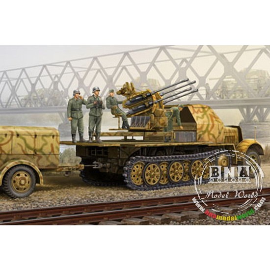 1/35 German 2cm Flakvierling 38 auf Selbstfahrlafette (SdKfz.7/1 Late Version) 1/35 German 2cm Flakvierling 38 auf Selbstfahrlafette (SdKfz.7/1 Late Version)