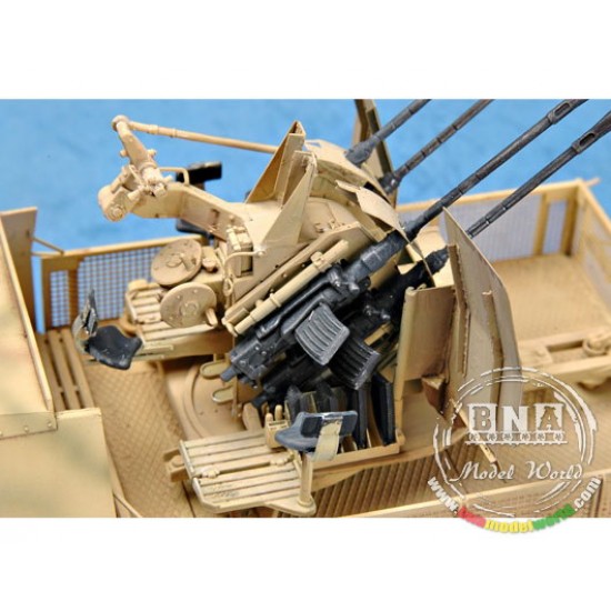 1/35 German 2cm Flakvierling 38 auf Selbstfahrlafette (SdKfz.7/1 Late Version) 1/35 German 2cm Flakvierling 38 auf Selbstfahrlafette (SdKfz.7/1 Late Version)