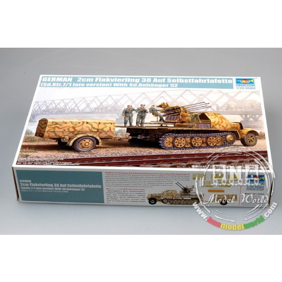 1/35 German 2cm Flakvierling 38 auf Selbstfahrlafette (SdKfz.7/1 Late Version) 1/35 German 2cm Flakvierling 38 auf Selbstfahrlafette (SdKfz.7/1 Late Version)