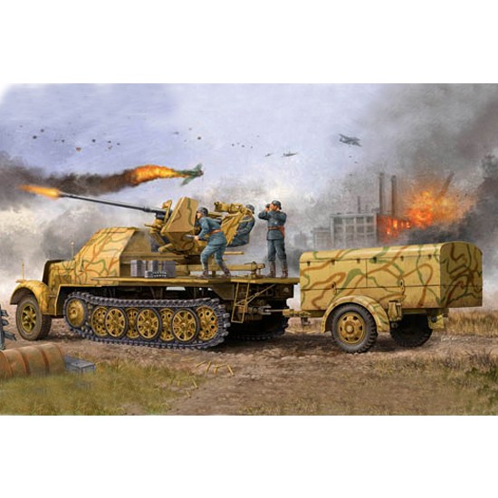 1/35 German Flakvierling 37 Auf Selbstfahrlafette 1/35 German Flakvierling 37 Auf Selbstfahrlafette