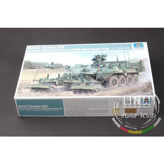 1/35 M1132 Stryker Engineer Squad Vehicle w/LWMR-Mine Roller/SOB 1/35 M1132 Stryker Engineer Squad Vehicle w/LWMR-Mine Roller/SOB