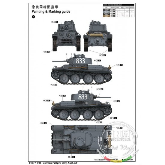 1/35 German PzKpfw 38(t) Ausf.E/F 1/35 German PzKpfw 38(t) Ausf.E/F