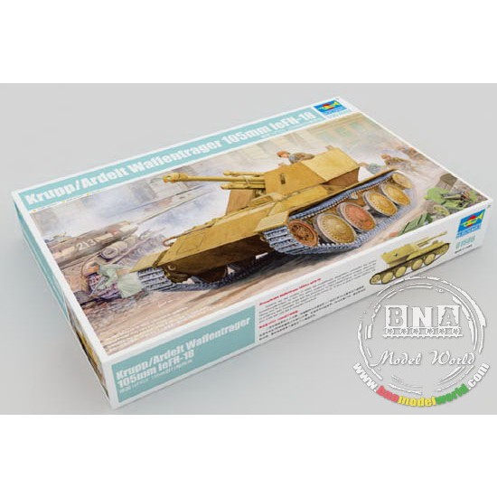 1/35 Krupp/Ardelt Waffentrager 105mm leFH-18 1/35 Krupp/Ardelt Waffentrager 105mm leFH-18