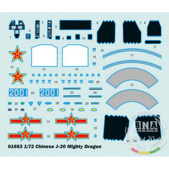 1/72 Chinese J-20 Mighty Dragon 1/72 Chinese J-20 Mighty Dragon