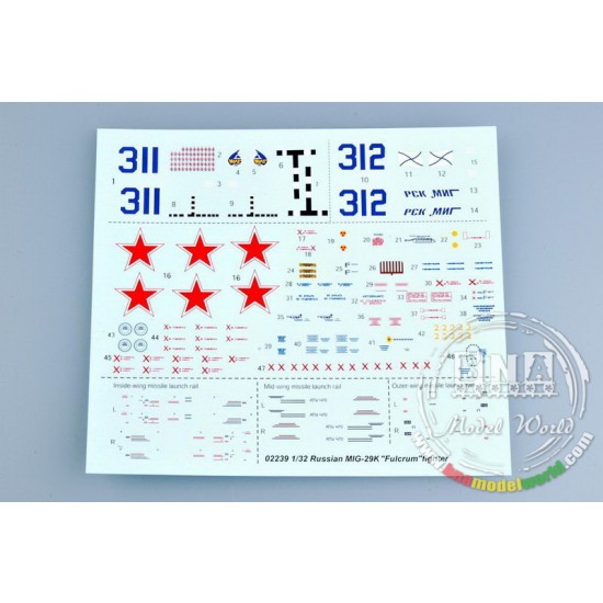 1/32 Russia MIG-29K Fulcrum Fighter 1/32 Russia MIG-29K Fulcrum Fighter