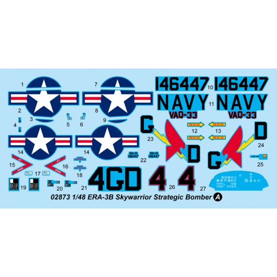 1/48 Douglas ERA-3B Skywarrior Strategic Bomber 1/48 Douglas ERA-3B Skywarrior Strategic Bomber