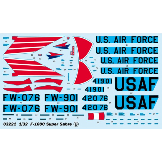 1/32 North American F-100C Super Sabre 1/32 North American F-100C Super Sabre