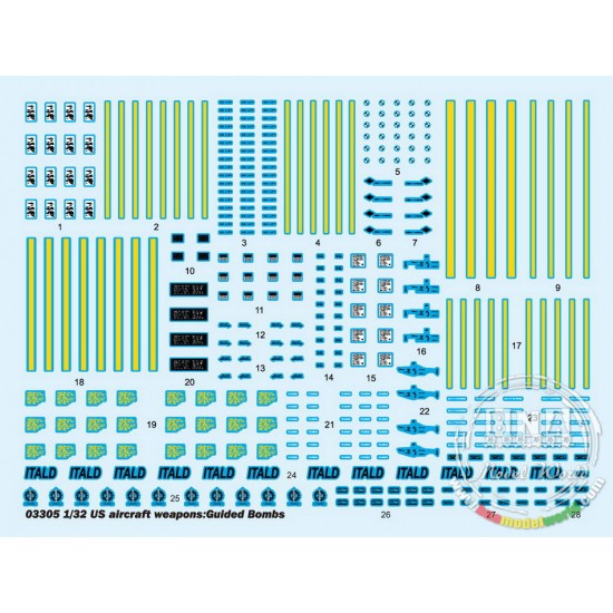 1/32 US Aircraft Weapons - Smart Bombs 1/32 US Aircraft Weapons - Smart Bombs