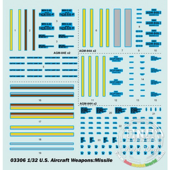 1/32 US. Aircraft Weapons: Missile 1/32 US. Aircraft Weapons: Missile