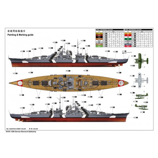 1/200 WWII German Battleship Bismarck