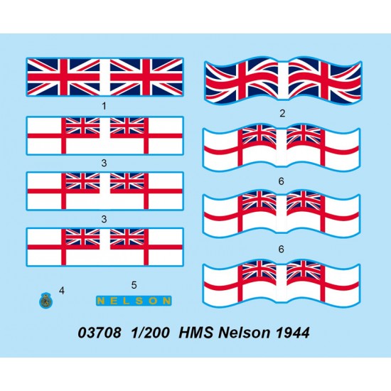 1/200 HMS Nelson 1944 1/200 HMS Nelson 1944