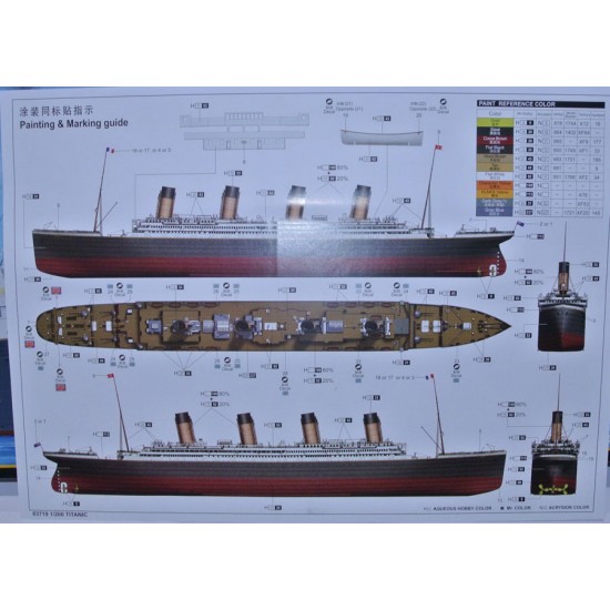 1/200 RMS Titanic Passenger Liner 1/200 RMS Titanic Passenger Liner