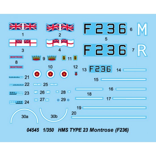 1/350 HMS Montrose Type 23 Royal Navy Frigate (F236) 1/350 HMS Montrose Type 23 Royal Navy Frigate (F236)