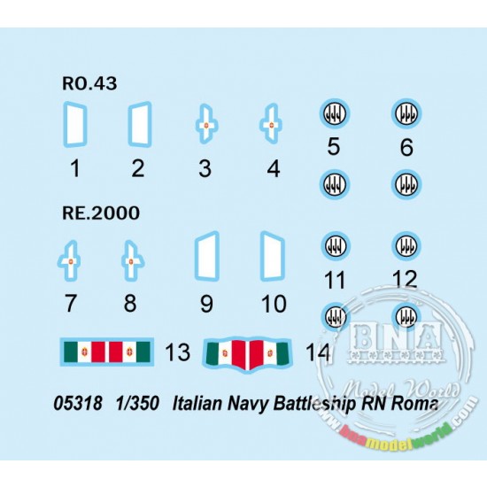 1/350 Italian Navy Battleship RN Roma 1/350 Italian Navy Battleship RN Roma