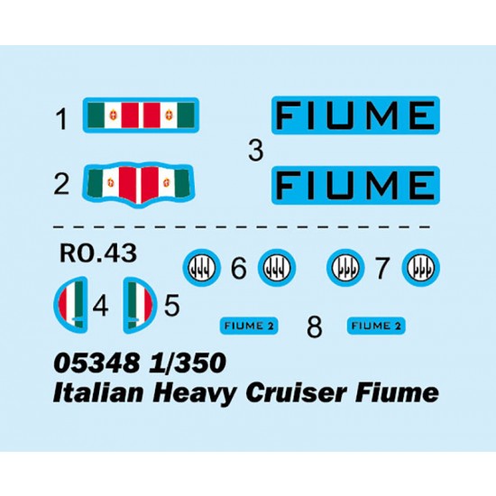 1/350 Italian Heavy Cruiser Fiume 1/350 Italian Heavy Cruiser Fiume