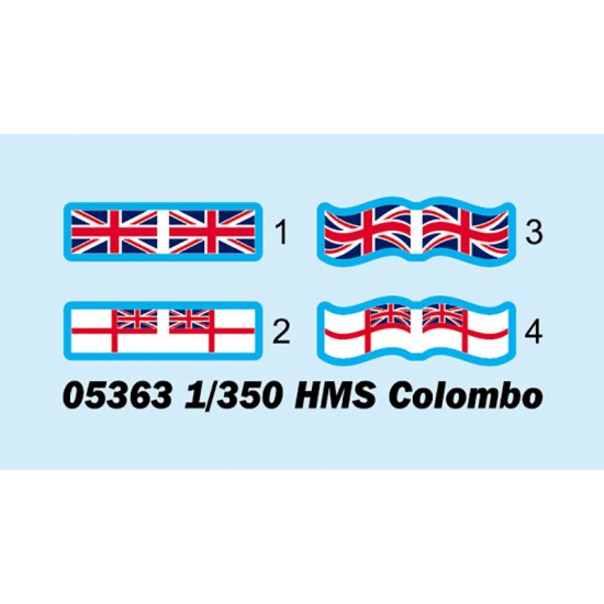 1/350 HMS Colombo C-class Light Cruiser 1/350 HMS Colombo C-class Light Cruiser