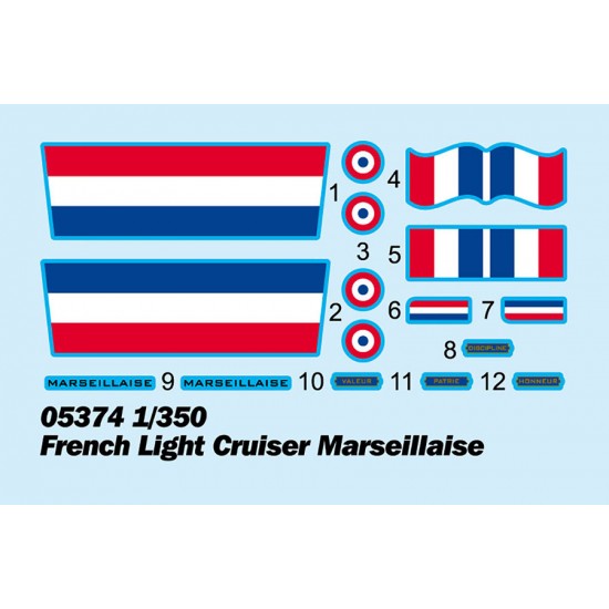 1/350 French Light Cruiser Marseillaise 1/350 French Light Cruiser Marseillaise