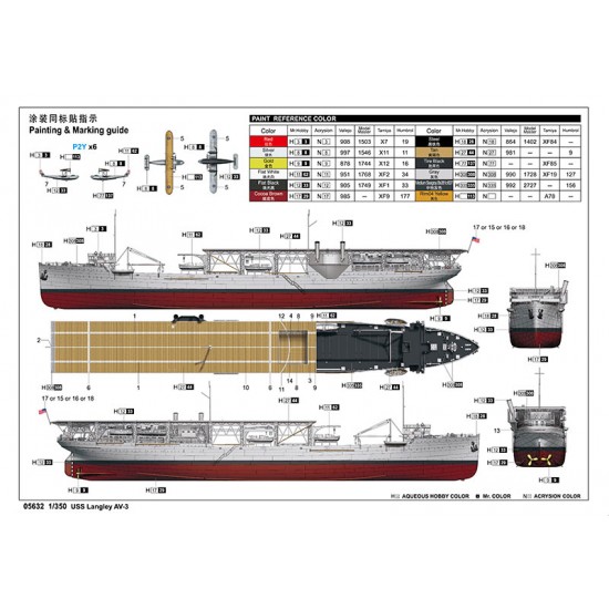 1/350 USS Langley AV-3 Aircraft Carrier 1/350 USS Langley AV-3 Aircraft Carrier