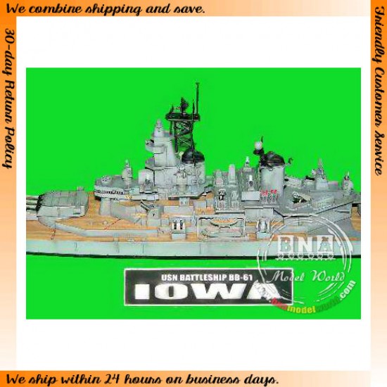 1/700 US Battleship BB-61 Iowa 1984