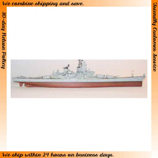 1/700 US Battleship BB-64 Wisconsin 1991 1/700 US Battleship BB-64 Wisconsin 1991